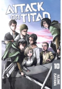 مانگا حمله به تایتان attack on titan جلد 10 ( انگلیسی )