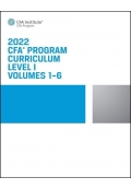 CFA Program Curriculum 2022 ( Level 1 - Volume 1-6 )